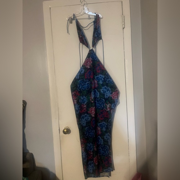 SHEIN SXY Floral Print Dress Sz M - Picture 5 of 5